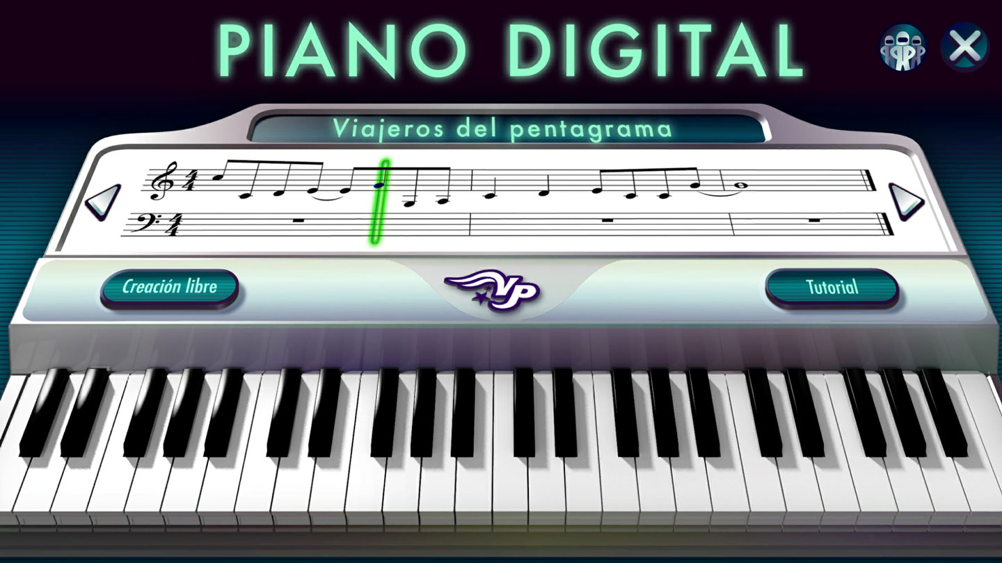 Interactivo piano digital